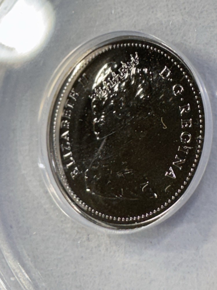 1985 Canada 5 Cents Graded MS 68 by ANACS