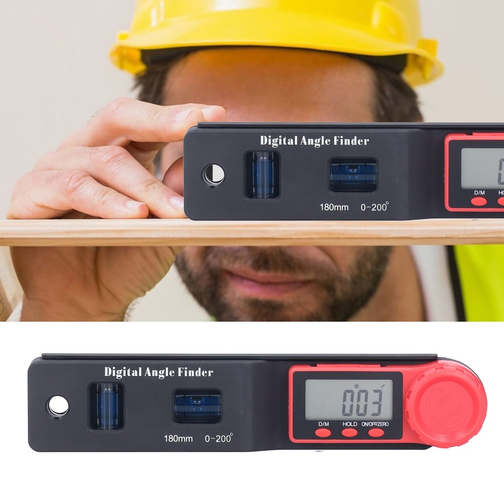 Digital Angle Finder Level W/LCD Display Protractor Woodworking US