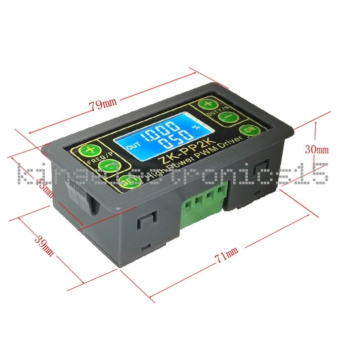 ZK-PP2K PWM Motor Speed Controller Regulator Frequency Cycle Adjustable Module