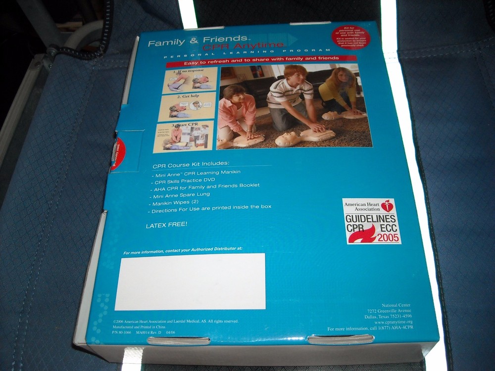 american Heart association never used CPR anytime personal learning program