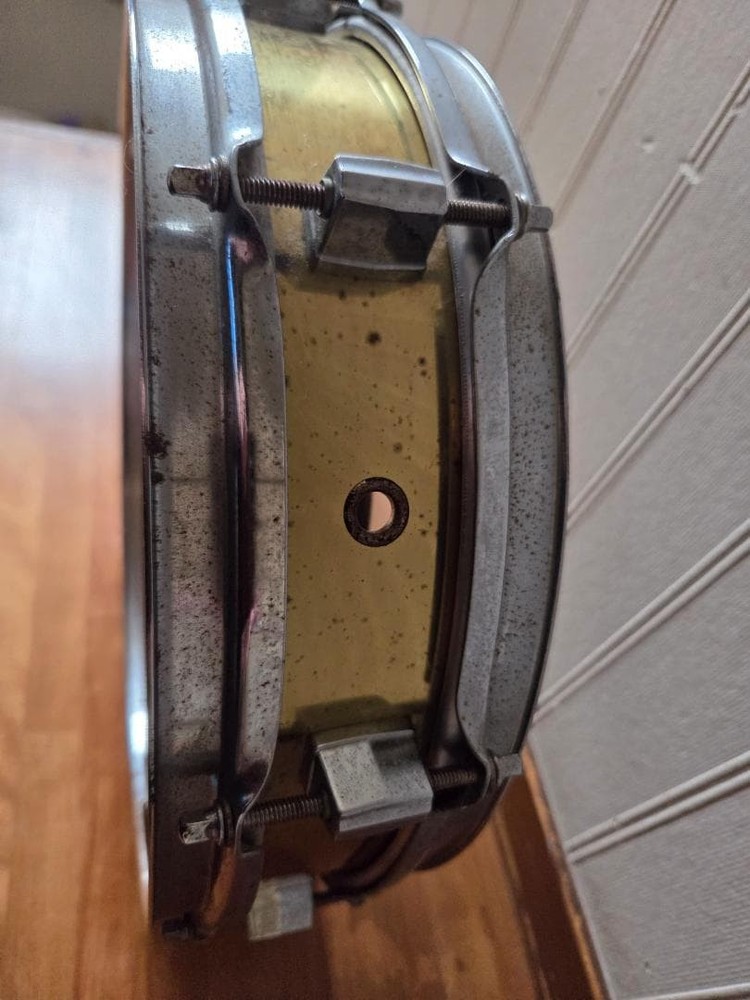 Pearl Brass Shell Snare Drum