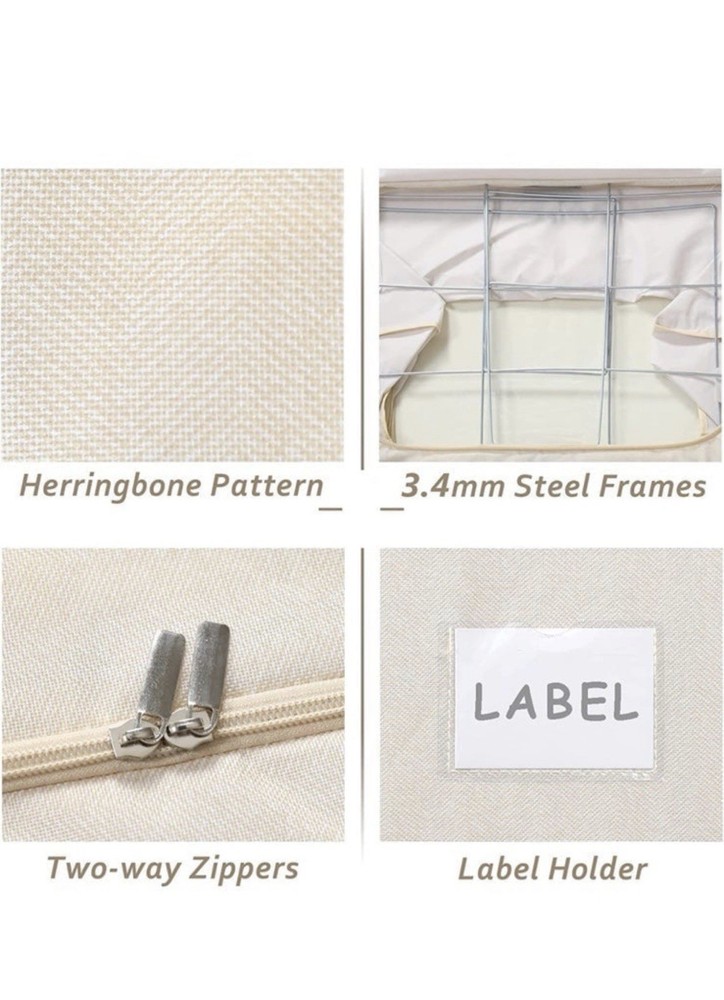 Foldable Clothes Storage Bins 2 Pack