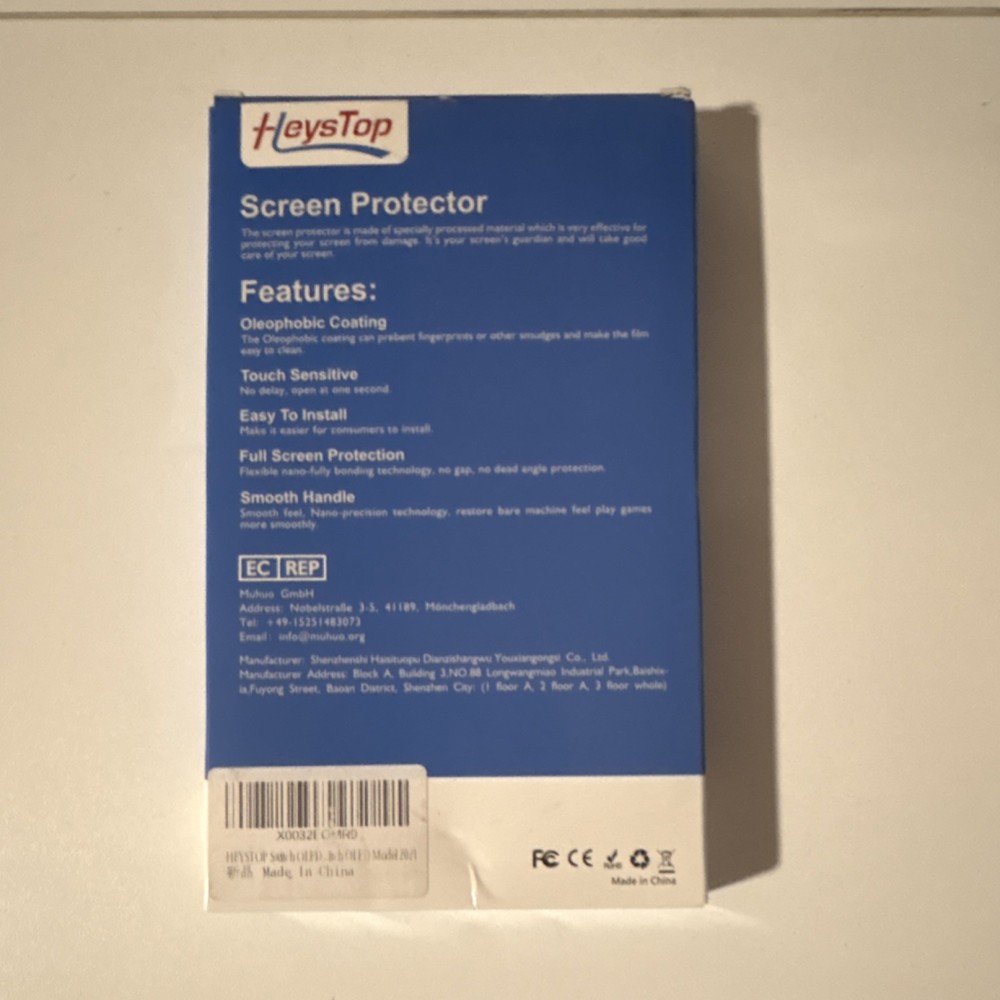 HeysTop Glass Screen Protector for Nintendo Switch Touch Sensitive Ultra Thin