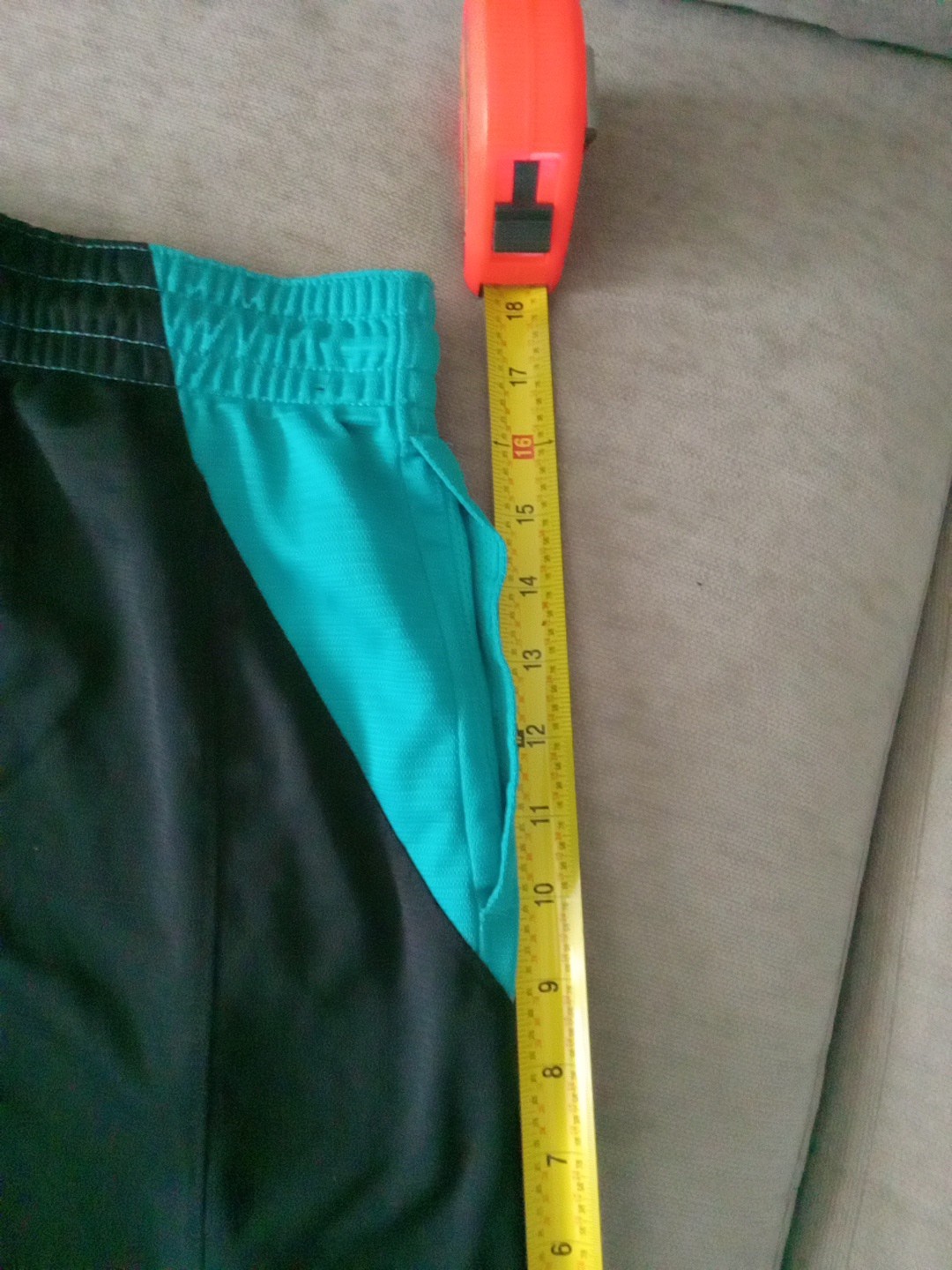 Nike Black&Teal HBR Dryfit Shorts