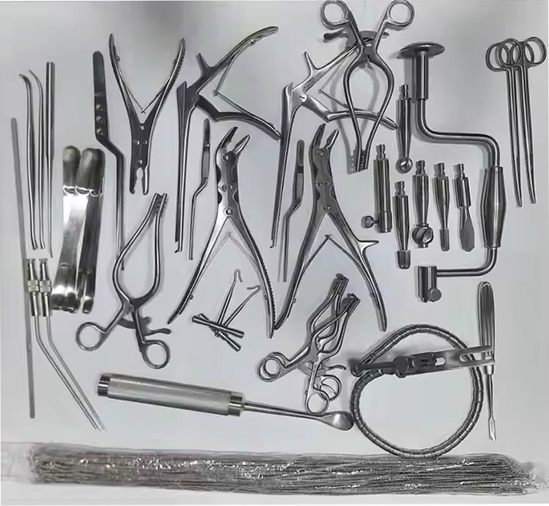 Basic Craniotomy Surgical Neuro and Spinal Orthopedic Instruments Set
