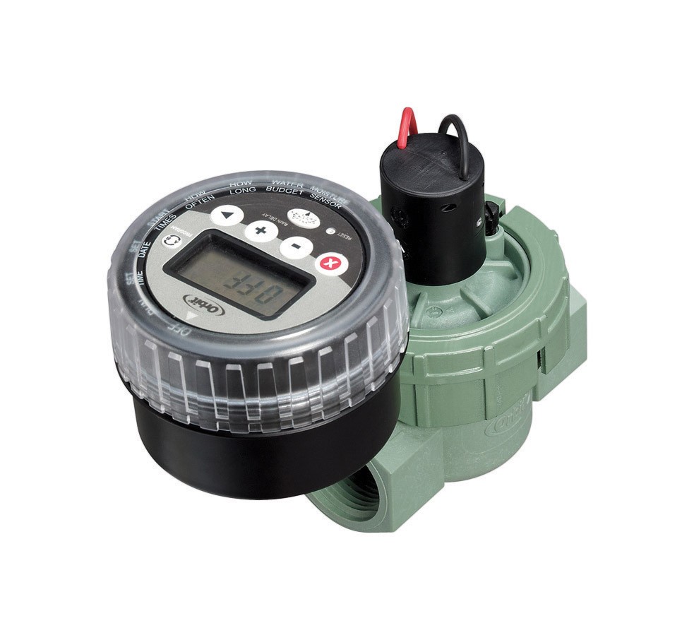 Orbit 57860 Battery Powered Programmable 4-Zone Sprinkler Timer with 1 in. Valve
