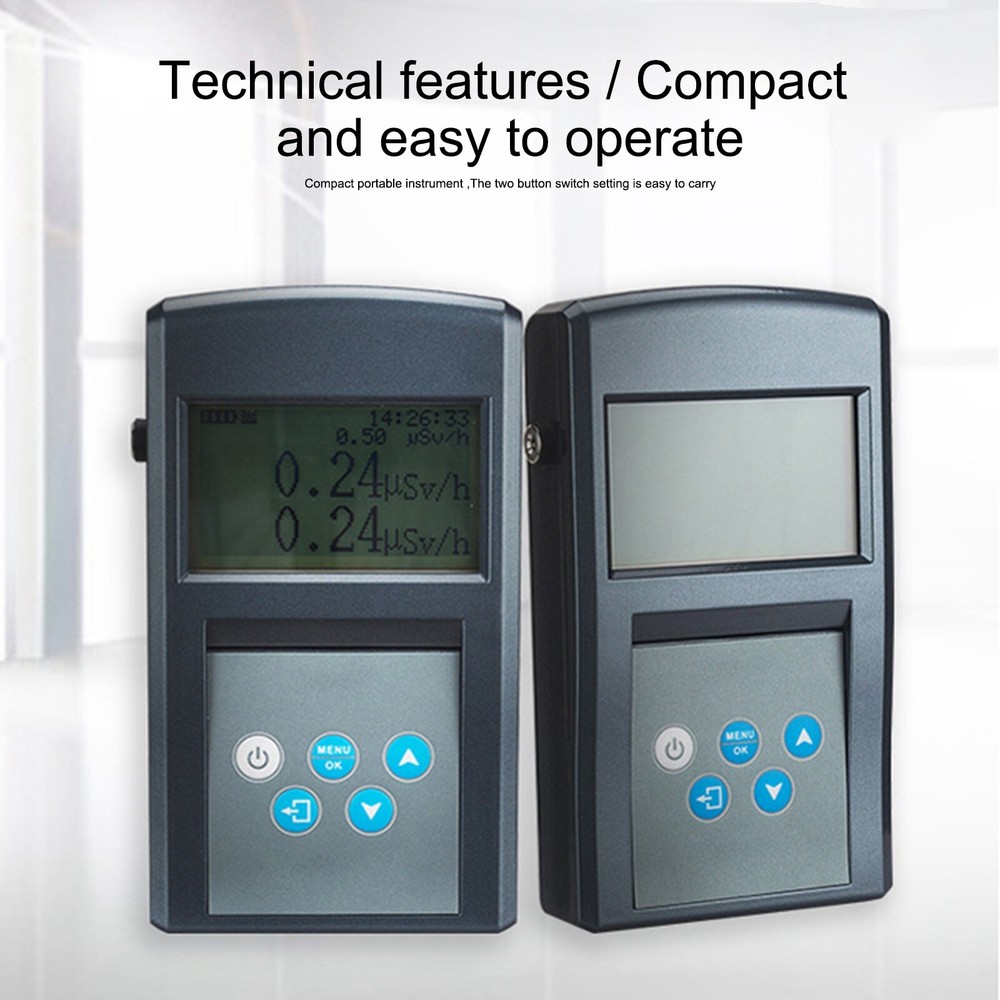 Nuclear Radiation Dose Detector Gamma X Hard Beta Ray Detection Meter