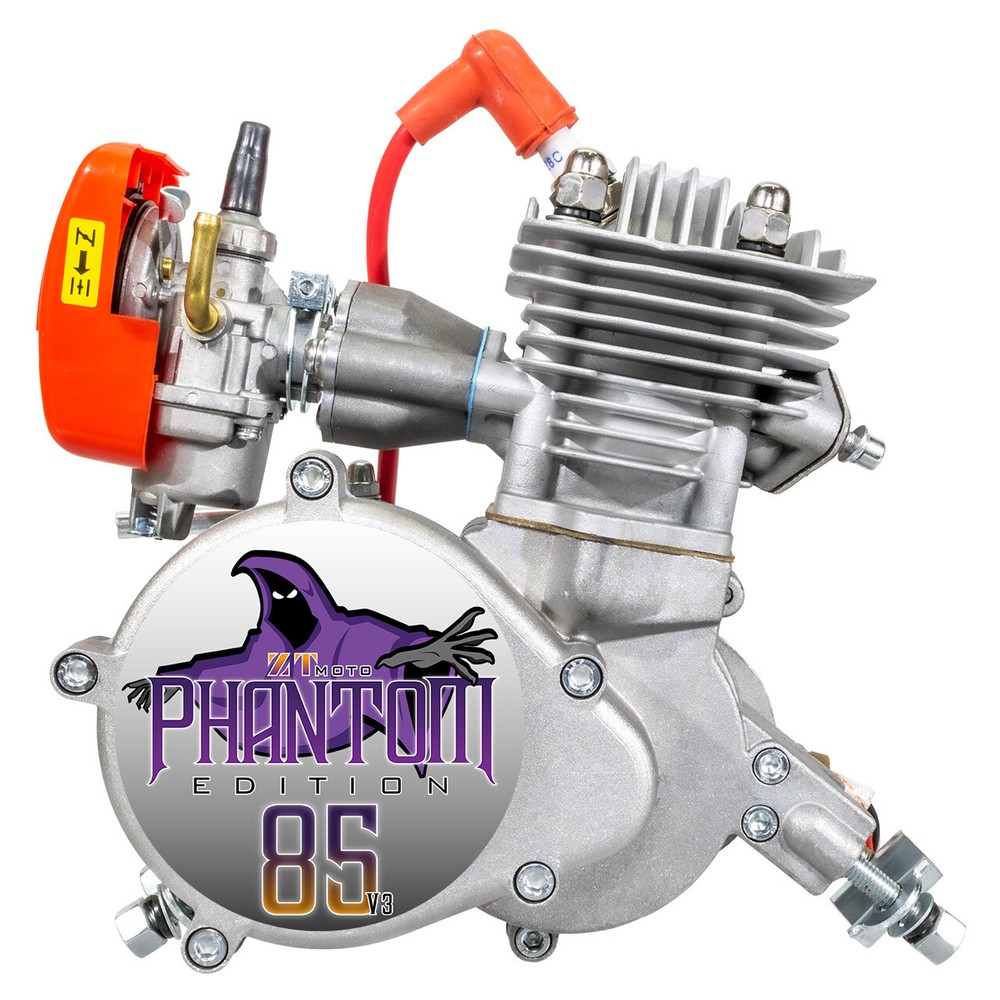 ZTMoto Phantom 85 V3 - Complete 52mm Bore 2 Stroke Motorized Bicycle Engine Kit