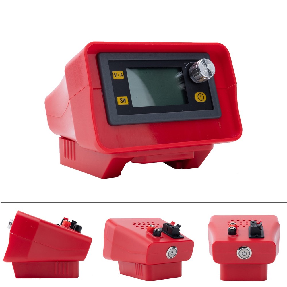 Portable Adjustable Voltage DC Power Supply For OZITO/Einhell 18V Li-ion Battery