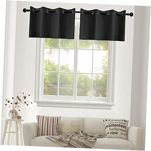 YGO -CSGJM, Polyester & Polyester Blend, Black, 2 Pack|52" Wide by 18" Long
