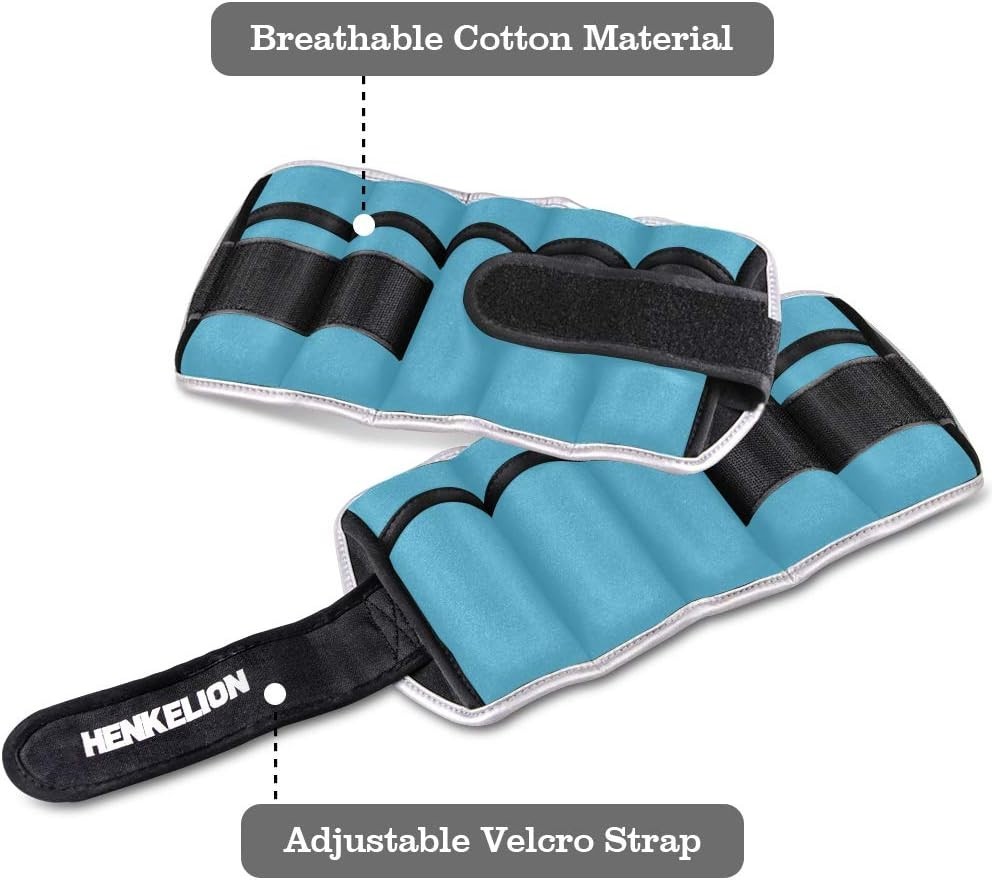 1 Pair Adjustable Ankle & Wrist Weights for Enhanced Training Experience