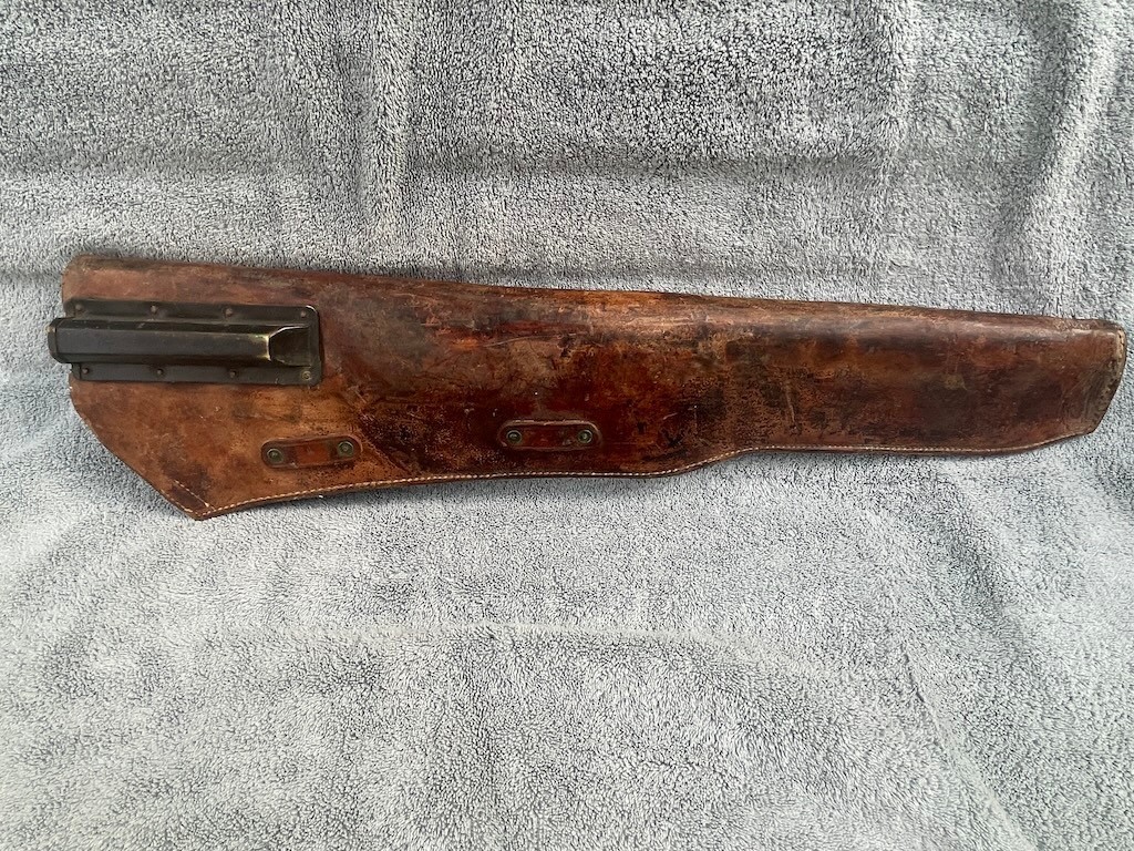 ORIGINAL WWII US ARMY M1 GARAND RIFLE LEATHER CARRY SCABBARD BOYT 1942 WW2 USMC