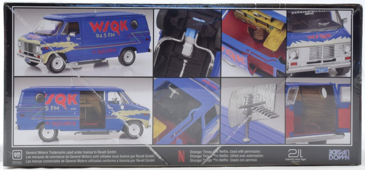 Revell '77 GMC "The Squawk Van" - Stranger Things 1/25 Scale Plastic Model 14578