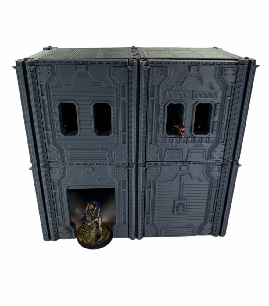Terrain Collapsible Stackable Building ruins