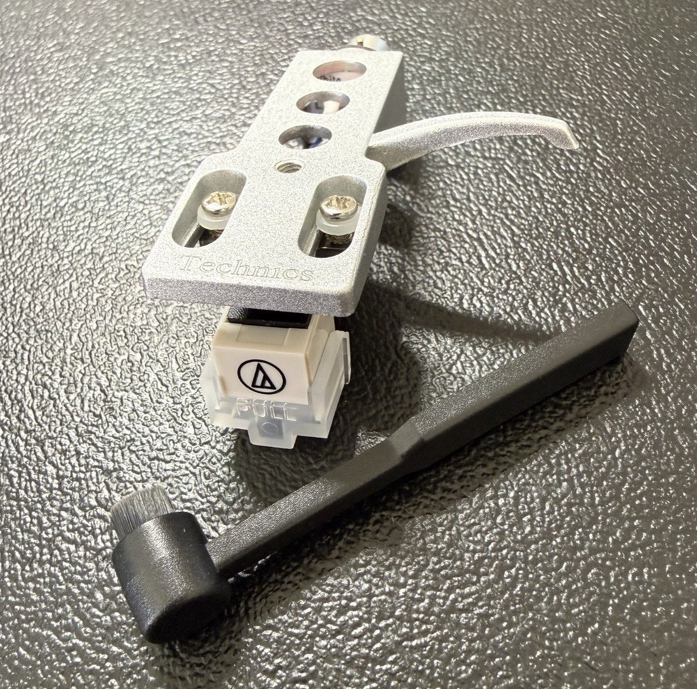 TECHNICS HEADSHELL KIT With AT 3600L Fits Technics JVC & More! READ! FREEBIE!