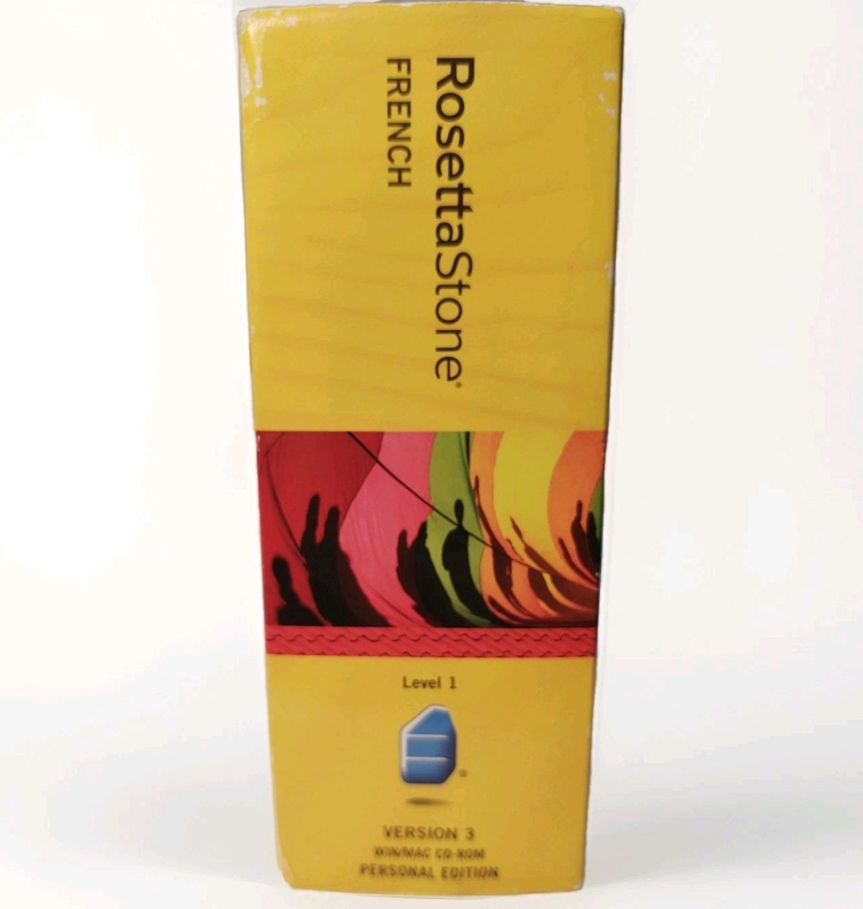 NEW Rosetta Stone FRENCH Level 1 Set for PC Windows & Mac Version 3 Language