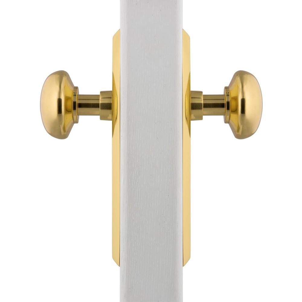Nostalgic Warehouse New York DOUBLE DUMMY - Surface Mounted, Polished Brass