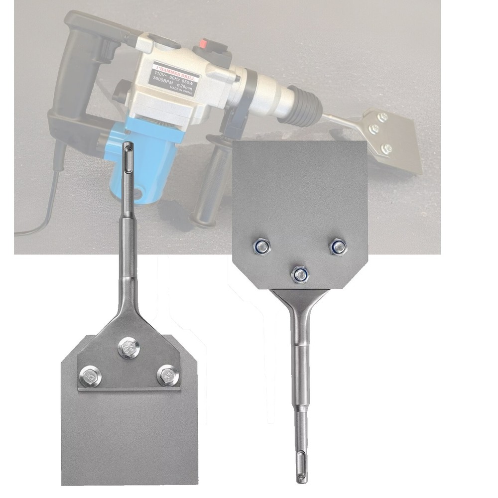 SDS Plus 4” Wall Floor Scraper Tile & Thinset Scaling Chisel Adhesive Removal