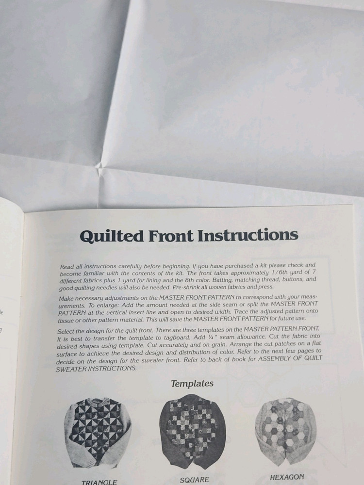 Polly Anna Plus The Quilt Sweater Pattern