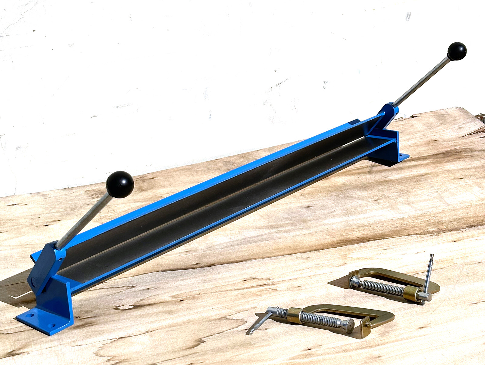 Manual 30" Sheet Metal Bender Brake 0-90 Degree 18 Gauge Steel 14 Gauge Aluminum