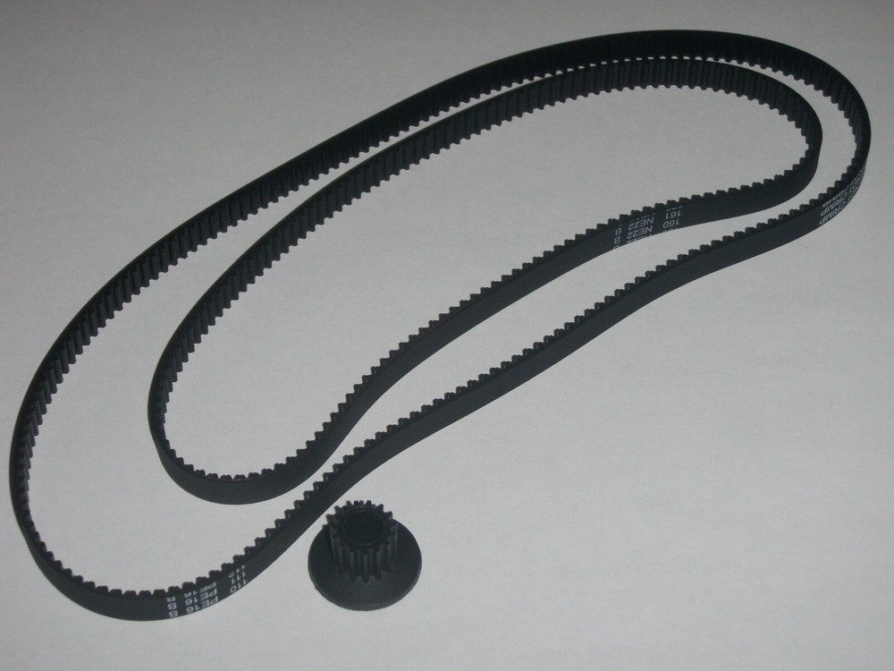 Belt Set + Small Gear for Wolfgang Puck Bread Maker Models BBME025 WPBME025