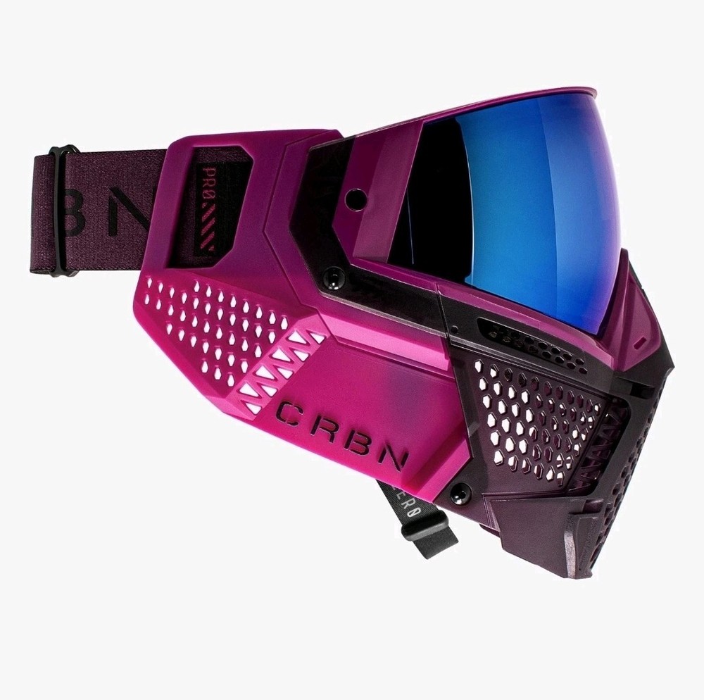 CRBN Paintball Zero Pro Goggle Mask Violet More Coverage