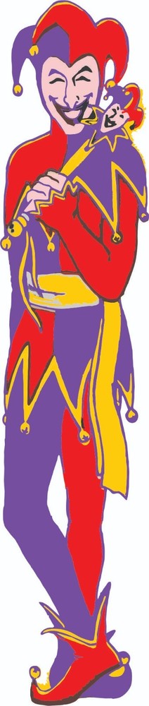 2" Cotton Guitar strap with Joker Design