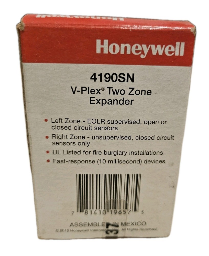 Honeywell Home 4190SN V-Plex 2-Zone Remote Point Module