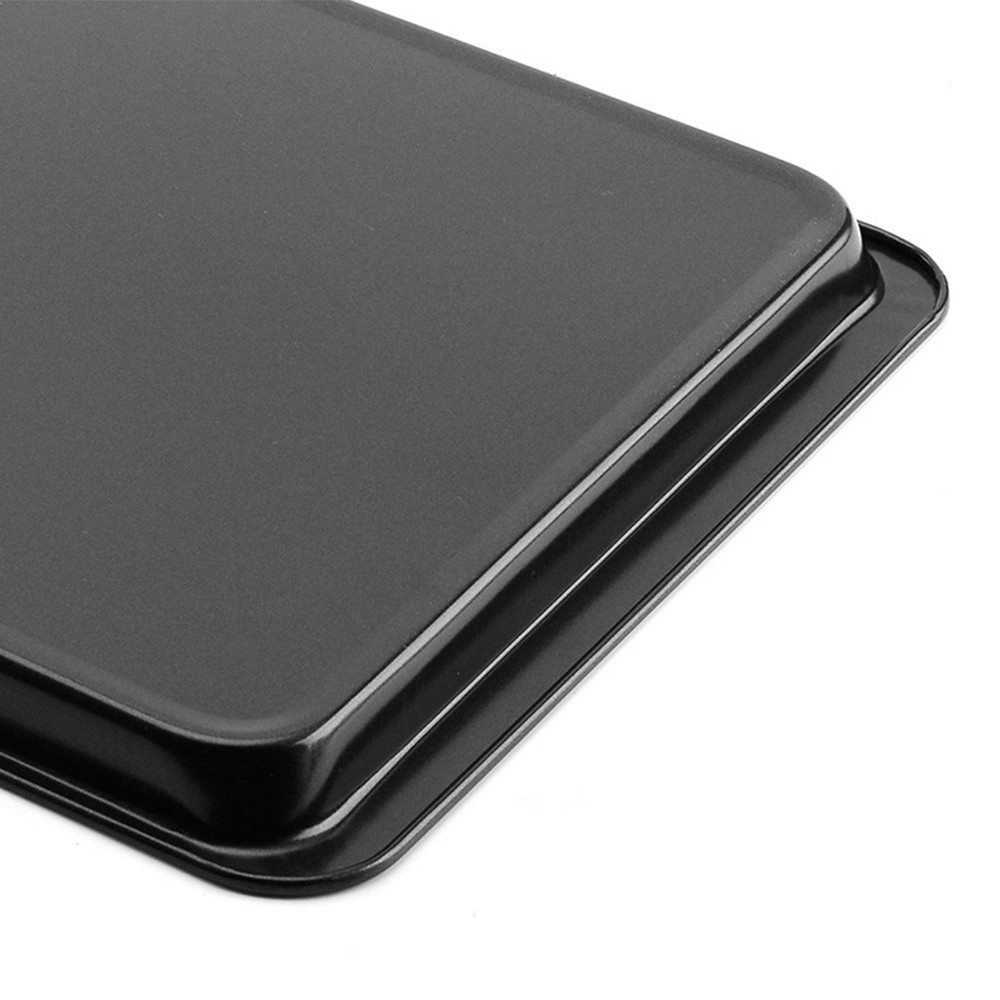 BBQ Cooking Plate Rectangular Carbon Steel Non Stick Pizza Cooking Bakeware