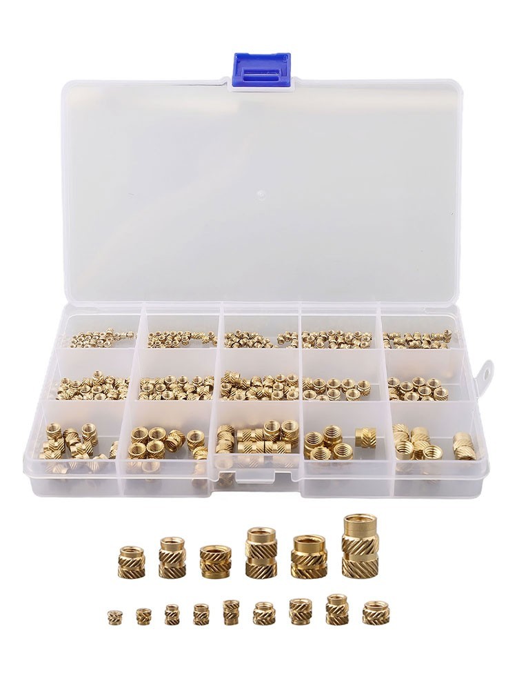 Threaded Inserts Brass M5 M6 Nuts Threaded Threaded Knurled 7 Models