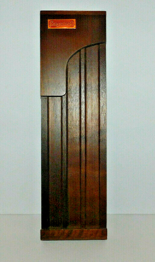 NICE FORGECRAFT KNIFE WOODEN BLOCK HOLDER