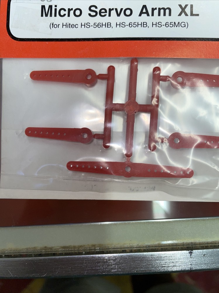 DuBro Micro Servo Arm XL-Hitec (6) [DUB934] •