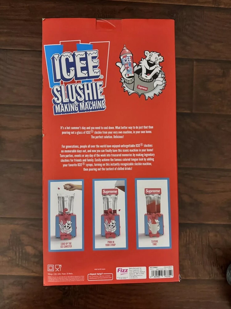 SUPREME ICEE SLUSHIE MAKING MACHINE - IN HANDS