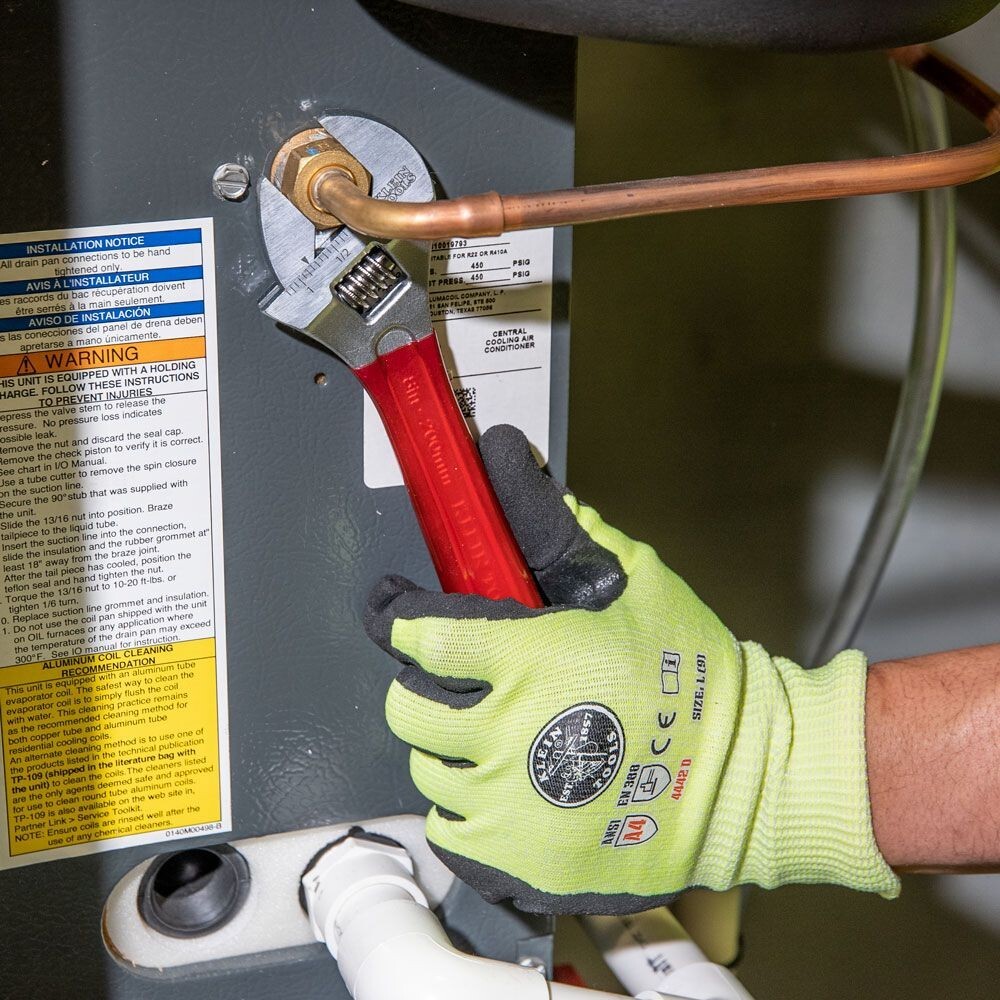 Klein Tools D507-8 Adjustable Wrench, Extra Capacity 8-Inch