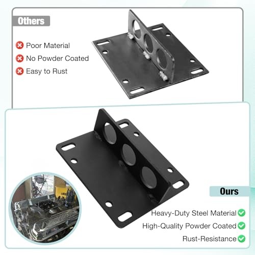 SPE-903 Carburetor Lift Plate, Engine Lift Plate, Engine Puller, Engine Black