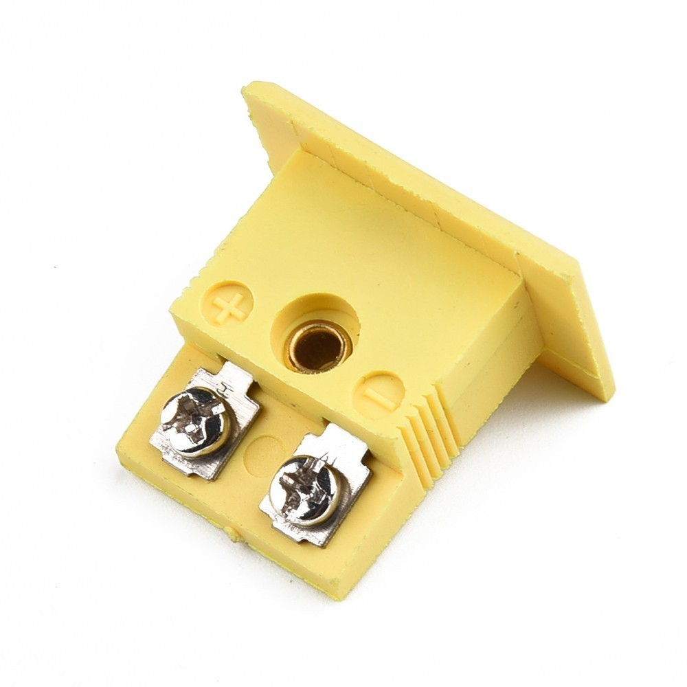 1 Set K-Type Thermocouple Miniature Socket & Panel Mount Alloy/Plug Connector