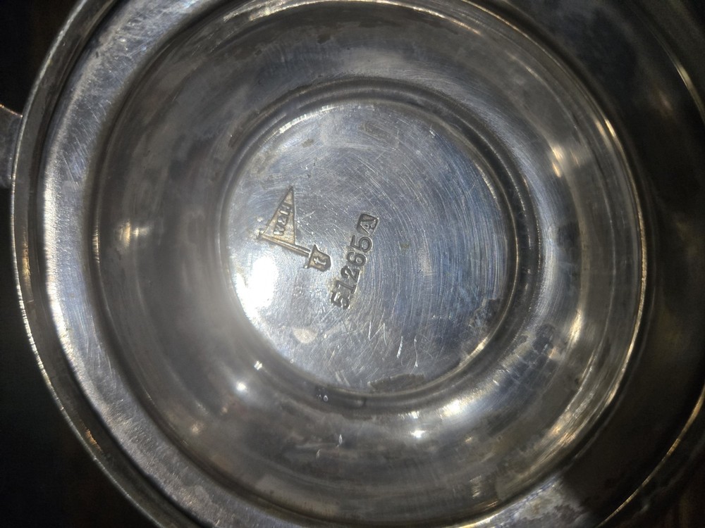 William Hutton & Son Silverplate Egg Coddler With Warmer