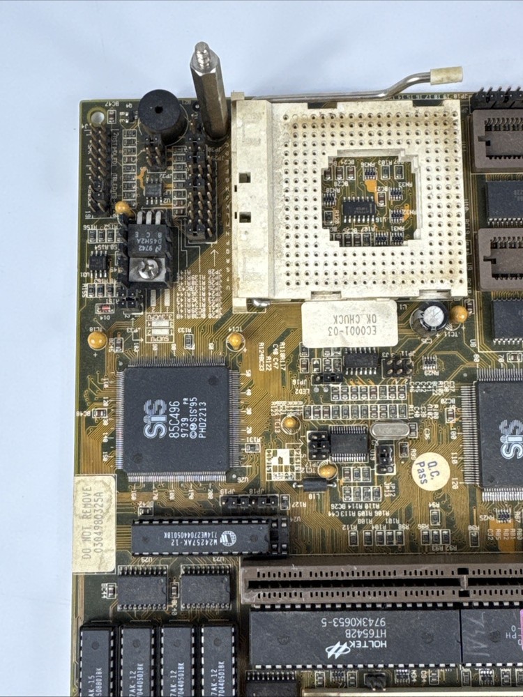 Telcovision 486PL-03 CPU Board *UNTESTED PARTS* #10