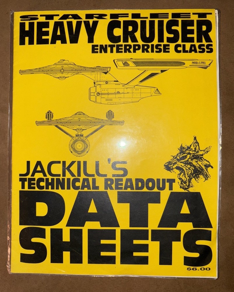 Star Trek USS Enterprise Heavy Cruiser Data Sheet Jackill Technical Readout