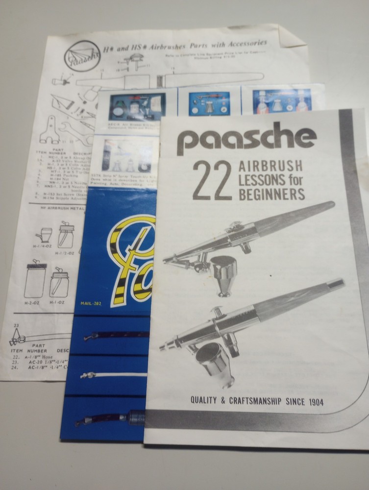 Paashe Airbrush Plus Extra Hose And Tips