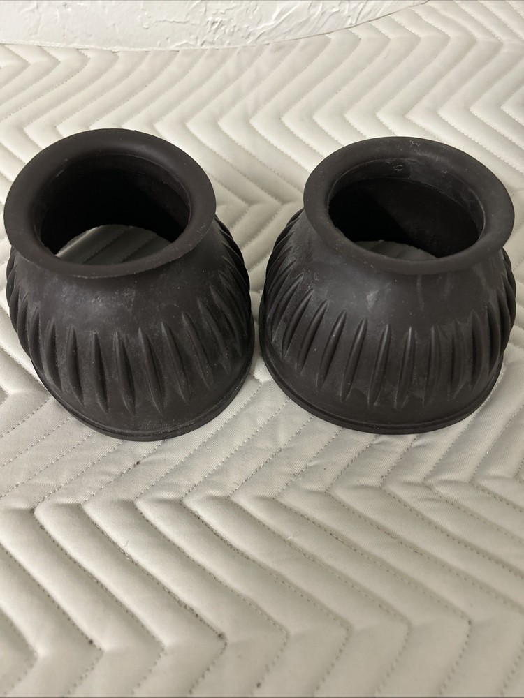 Brown Pull On Bell Boots L