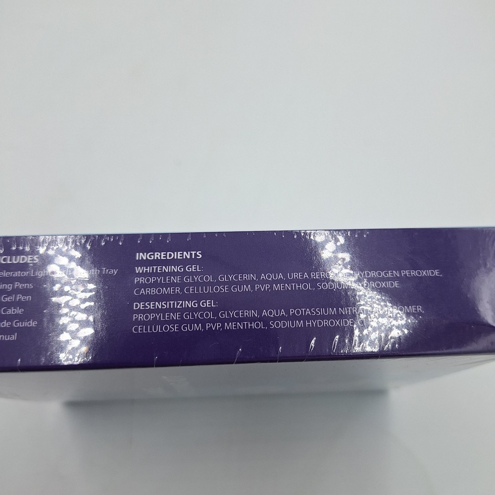 WhiteBite Pro Teeth Whitening Kit LED Light NEW SEALED