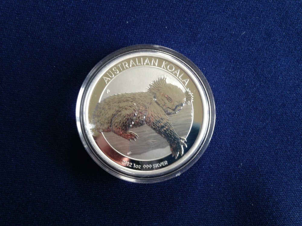 2012 Australia $1 Silver Koala Gem BU One Ounce E5976