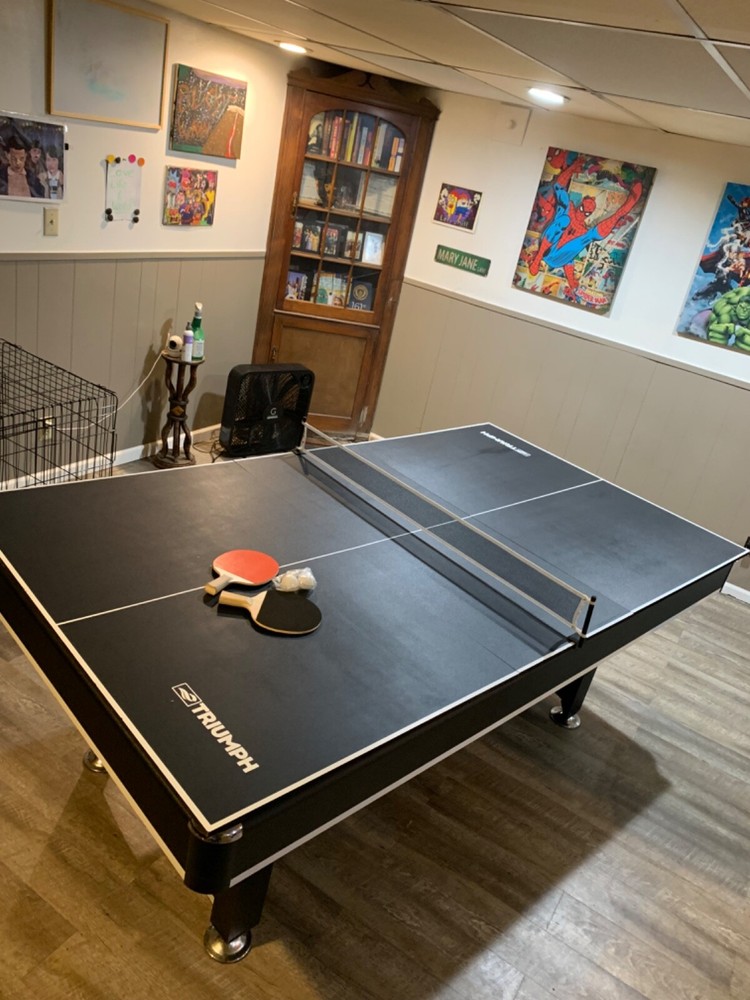 Triumph 7' Phoenix Pool Table with Table Tennis Top