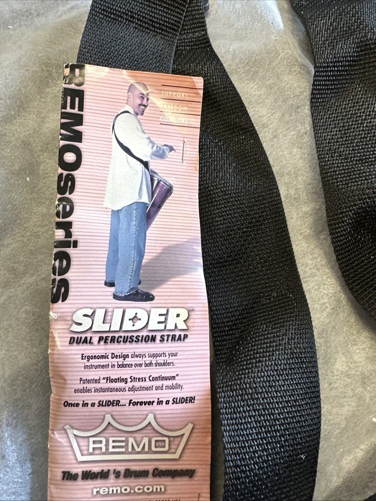Remo Dual Slider Percussion Strap 110 in.