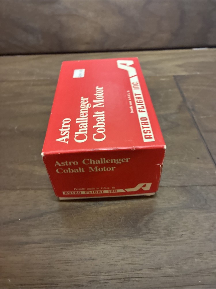 Astro Cobalt 25 Motor Original Box & Paperwork