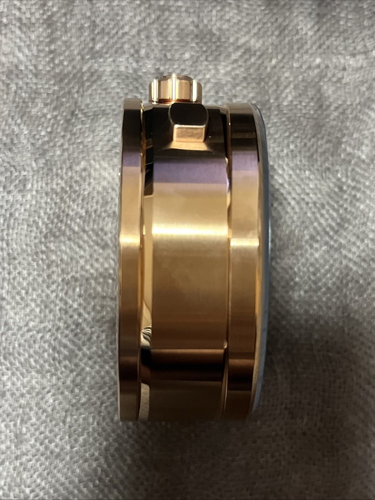 Original Audemars Piguet Code 11.59 Rose Gold Blue Dial Table Clock