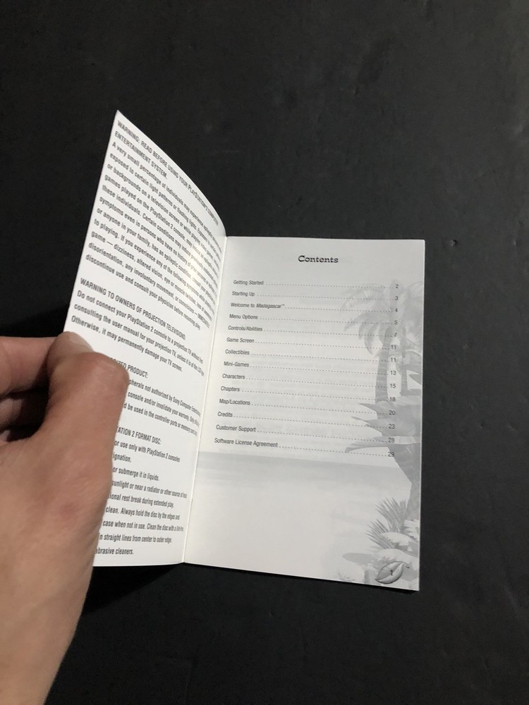 Madagascar ps2 Manual Only