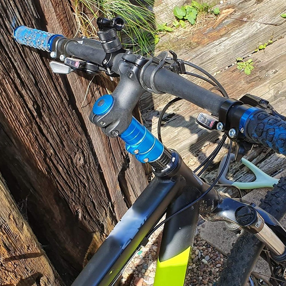 Bike Fork Stem Riser Extender Handlebar Head Up Adapter with Hex Key Parts Multi
