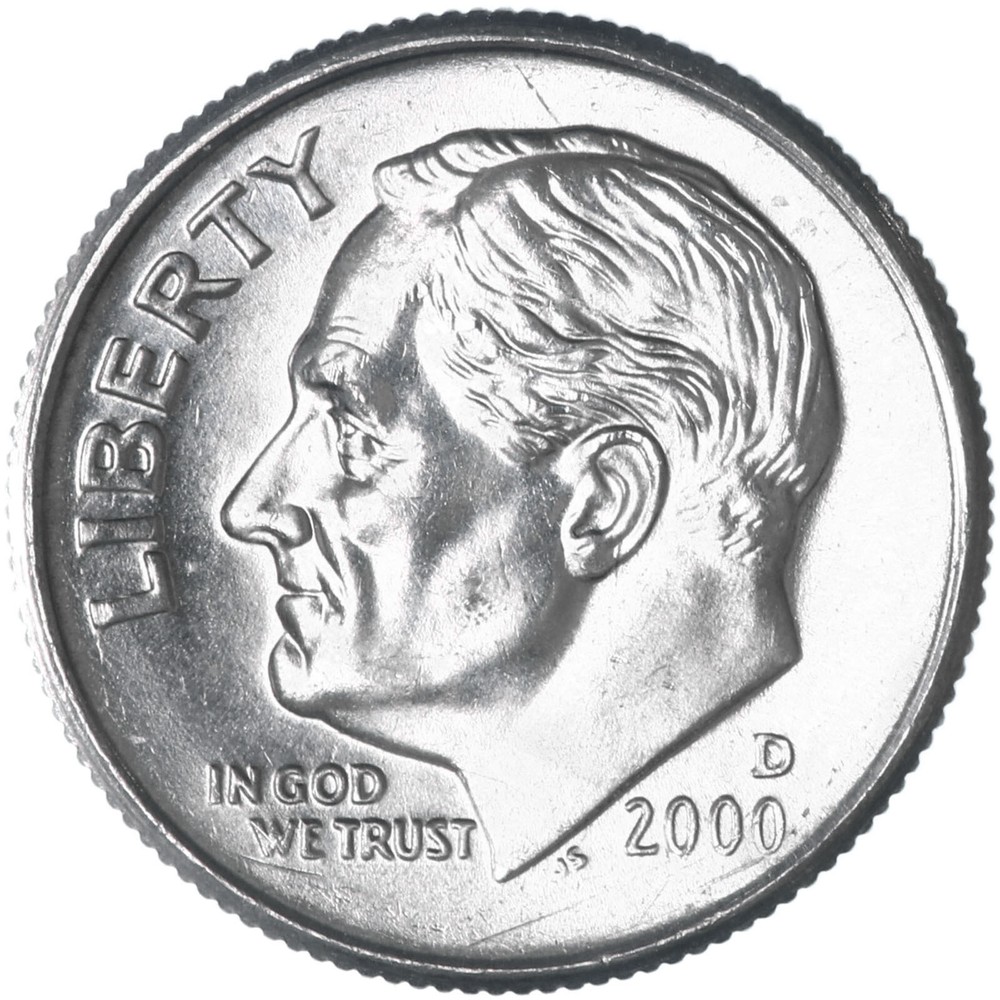 2000 D Roosevelt Dime BU US Coin